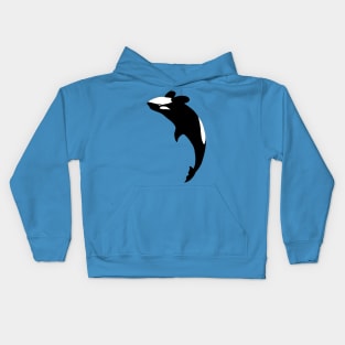 Killer whale diving Kids Hoodie